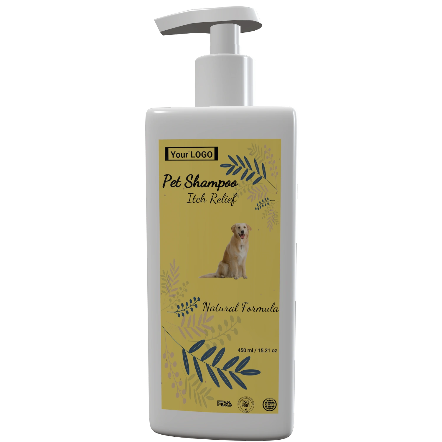 Private fashion label dog shampoo