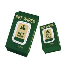 Custom Brand Pet Cleaning Wipes for Dogs and Cats Fully Biodegradable FSC Certified