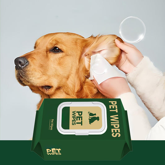 Custom Brand Pet Cleaning Wipes for Dogs and Cats Fully Biodegradable FSC Certified